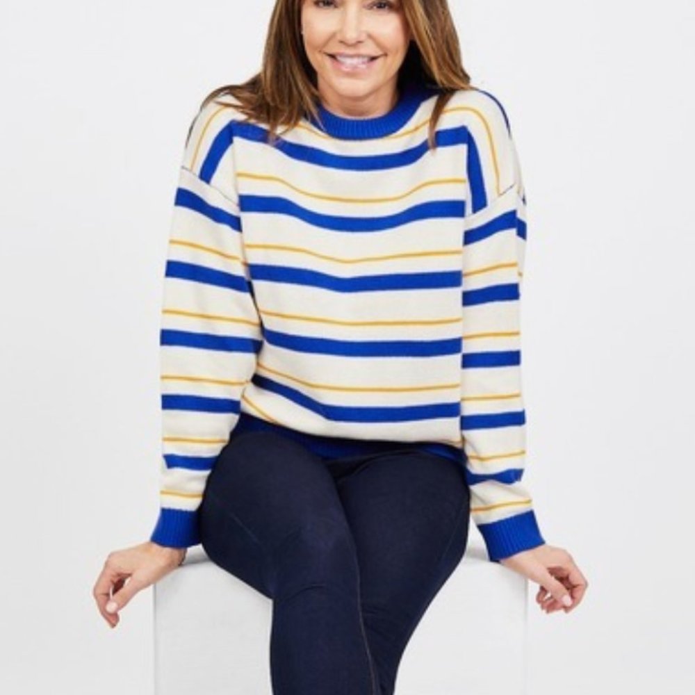 Lost + Wander Slouchy Stripe Sweater